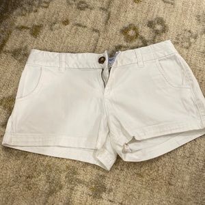 Juniors 9 Red Camel White Shorts